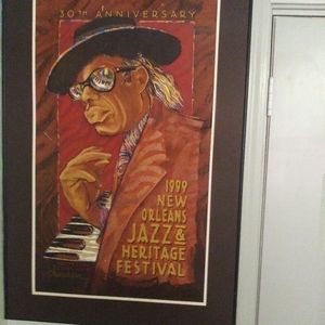 1999 new Orleans jazz&heritage festival poster